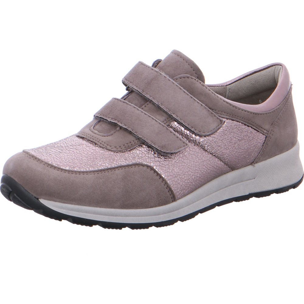 Baskets ARA slip-ons Oslo Grise Femme | JSK-01369189