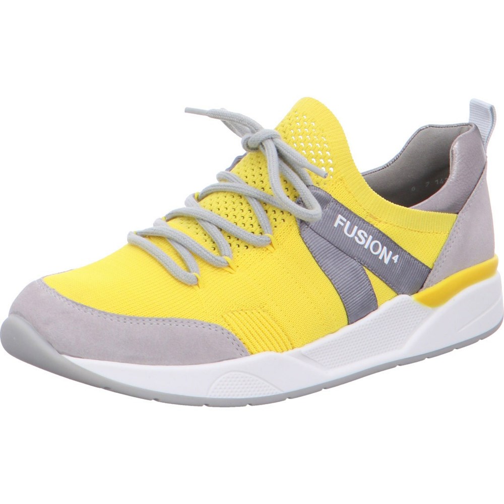 Baskets ARA L.A. Jaune Femme | ZYT-54480307