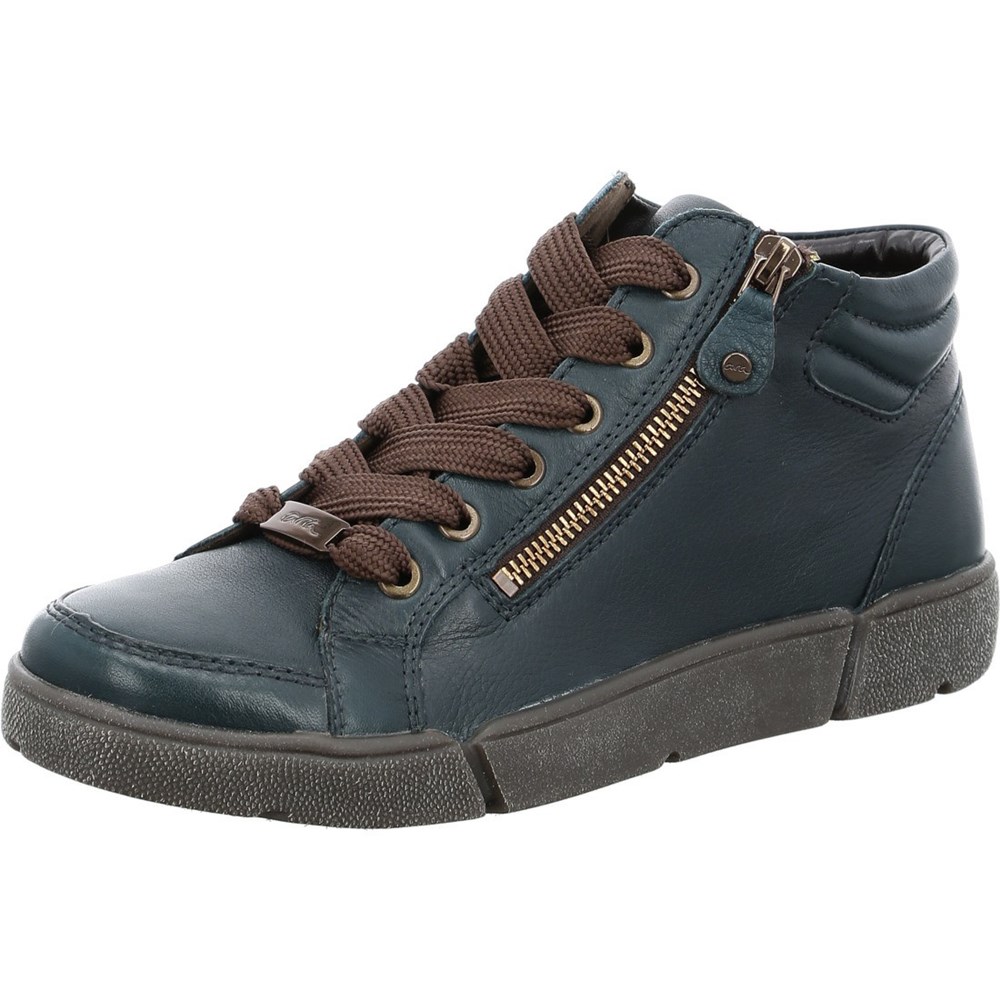 Baskets ARA High top Rom-Sport peacock Vert Femme | AOM-43047475