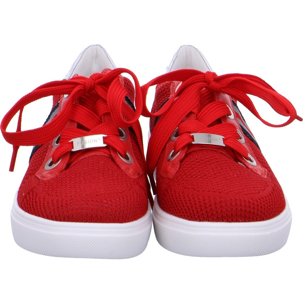 Baskets ARA New York Rouge Femme | FQN-38468232