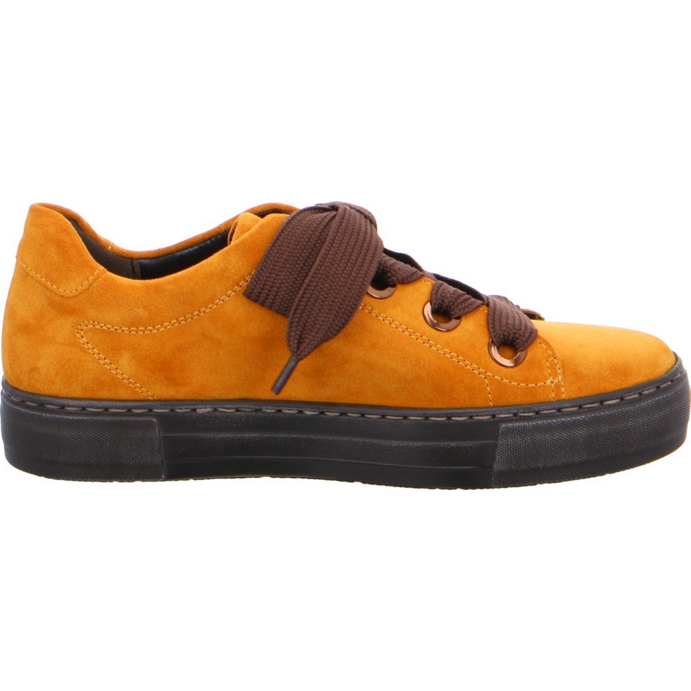 Baskets ARA Courtyard Jaune Femme | TDL-21882628