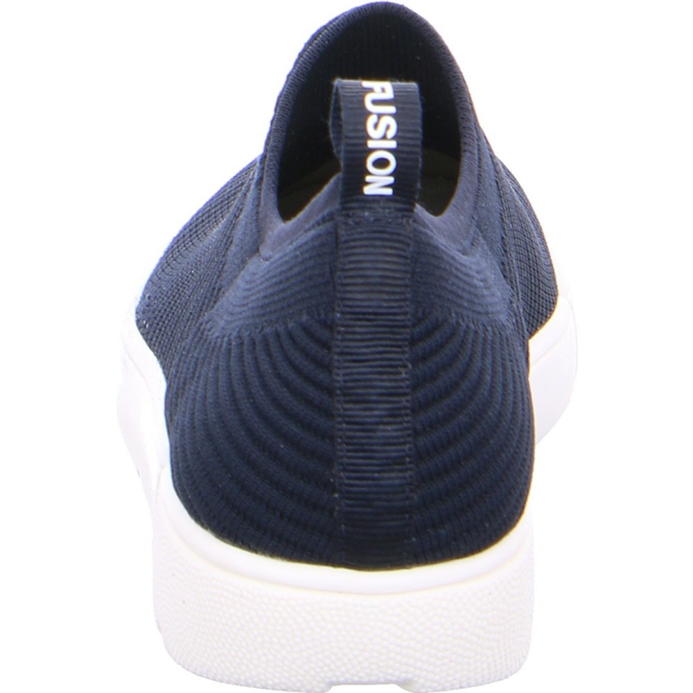 Baskets ARA Trainers Rom Bleu Femme | THR-21671828