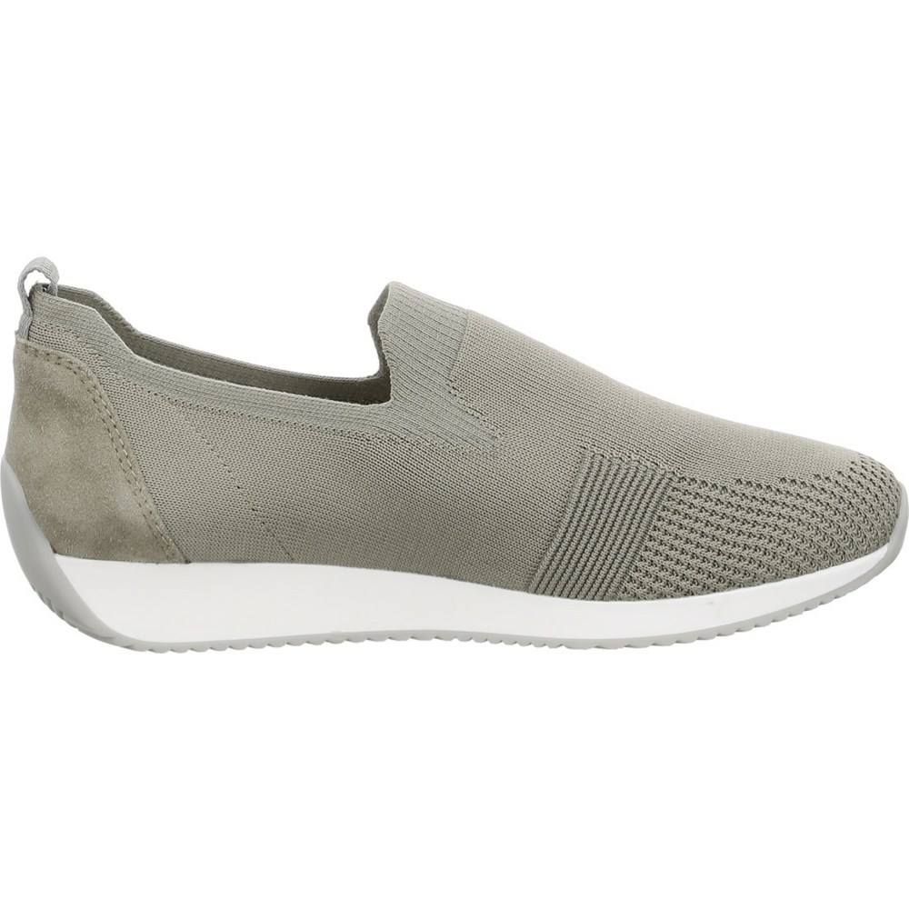 Baskets ARA Slip-ons Lissabon pistachio Vert Femme | MAV-45114535