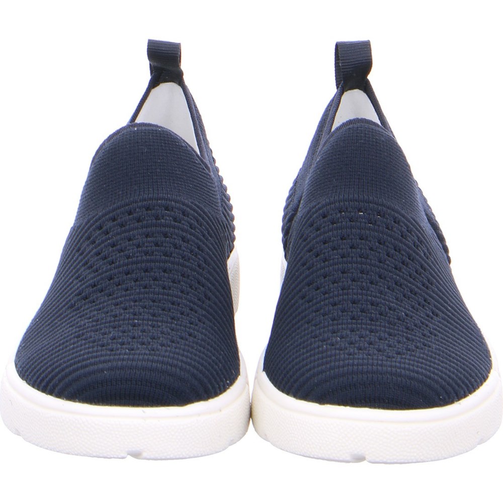 Baskets ARA Trainers Rom Bleu Femme | THR-21671828