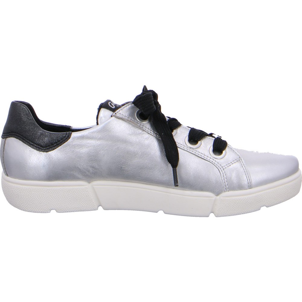 Baskets ARA Trainers Rom Grise Femme | MOZ-29293891