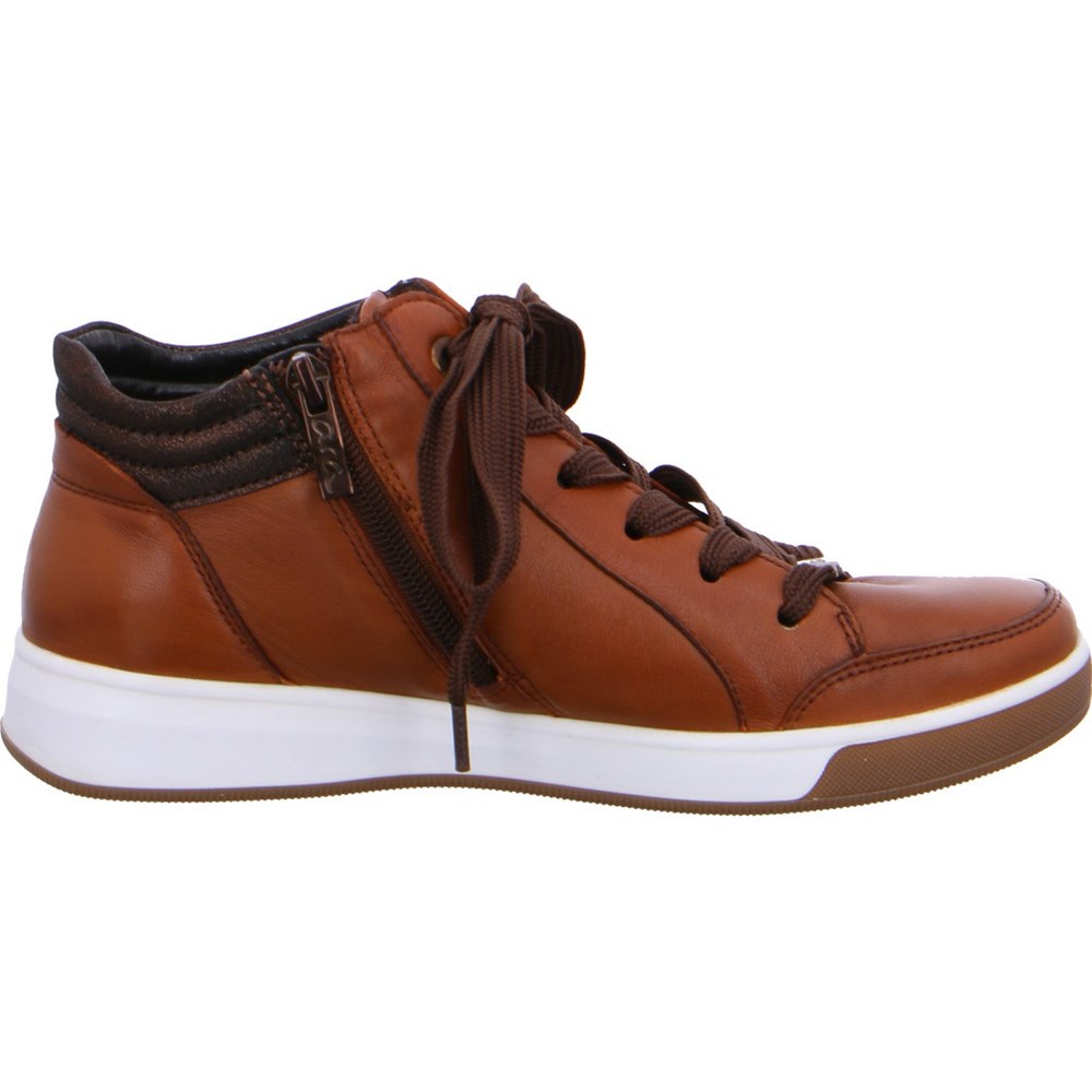 Baskets ARA Rom Marron Femme | XES-89347854