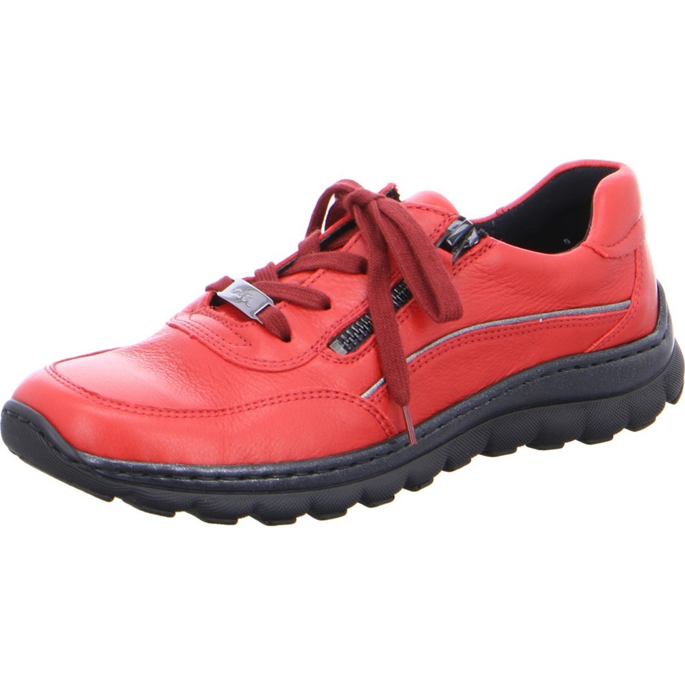 Baskets ARA Tampa Rouge Femme | XDQ-72210635