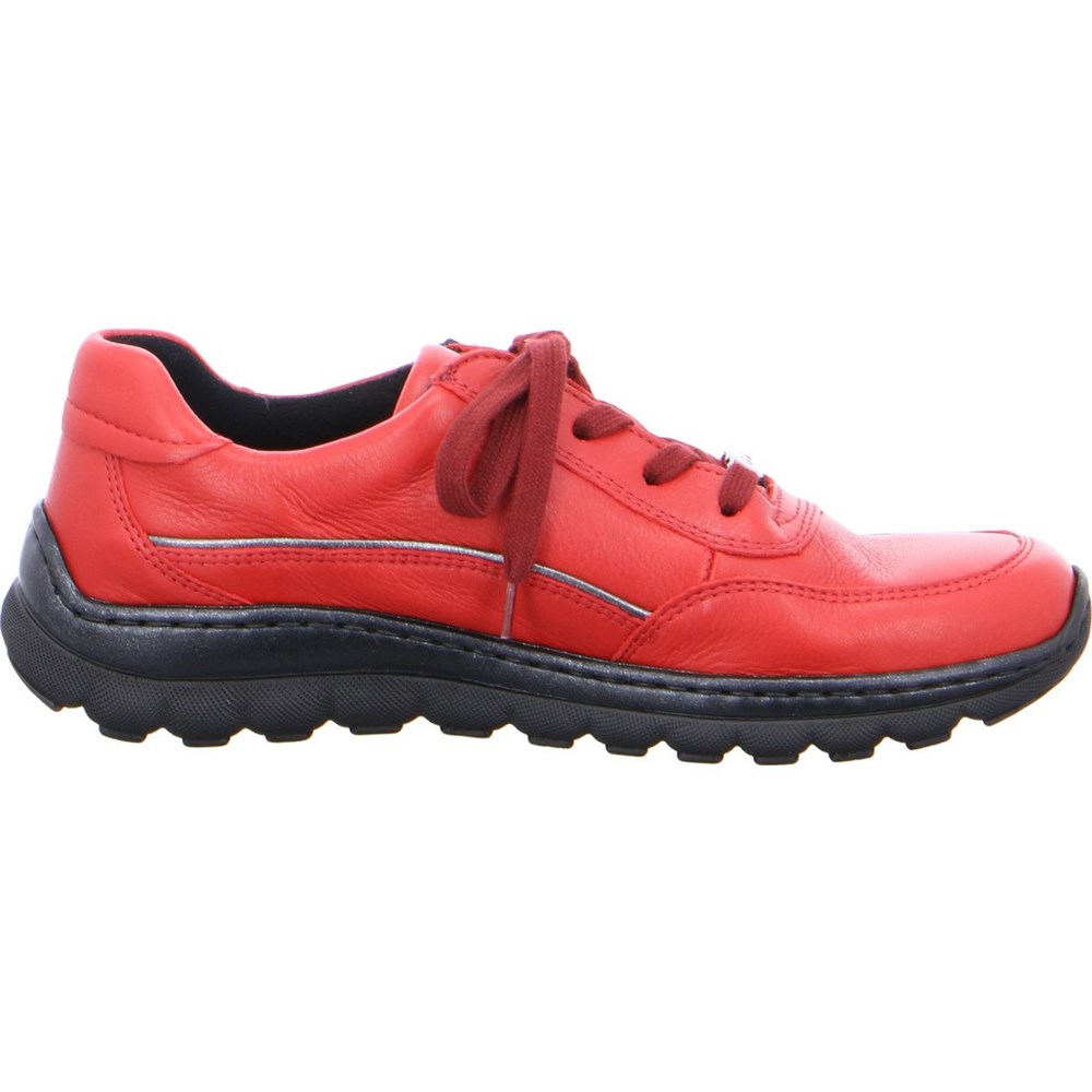 Baskets ARA Tampa Rouge Femme | XDQ-72210635