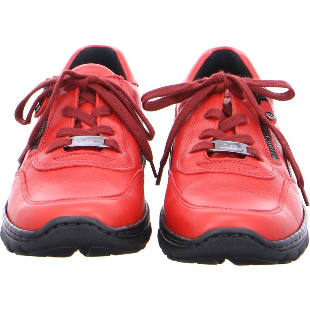 Baskets ARA Tampa Rouge Femme | XDQ-72210635