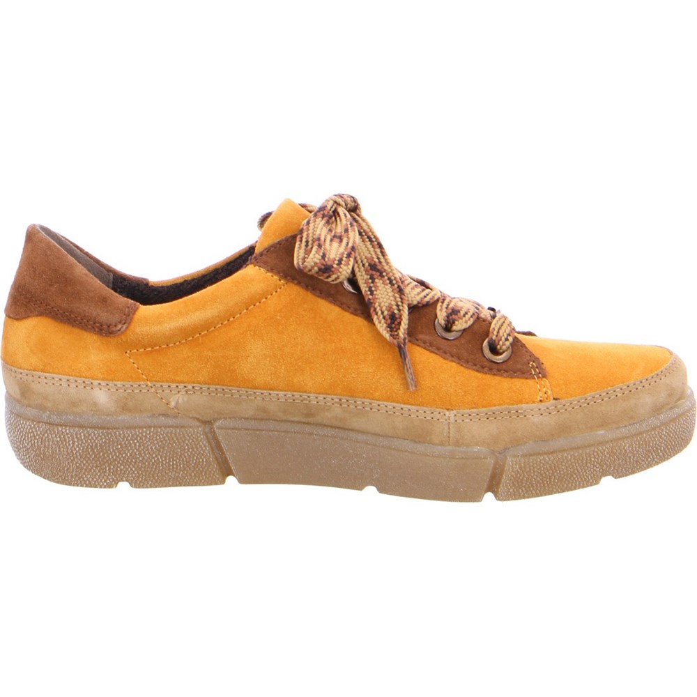 Baskets ARA Rom Jaune Femme | WQO-68011435