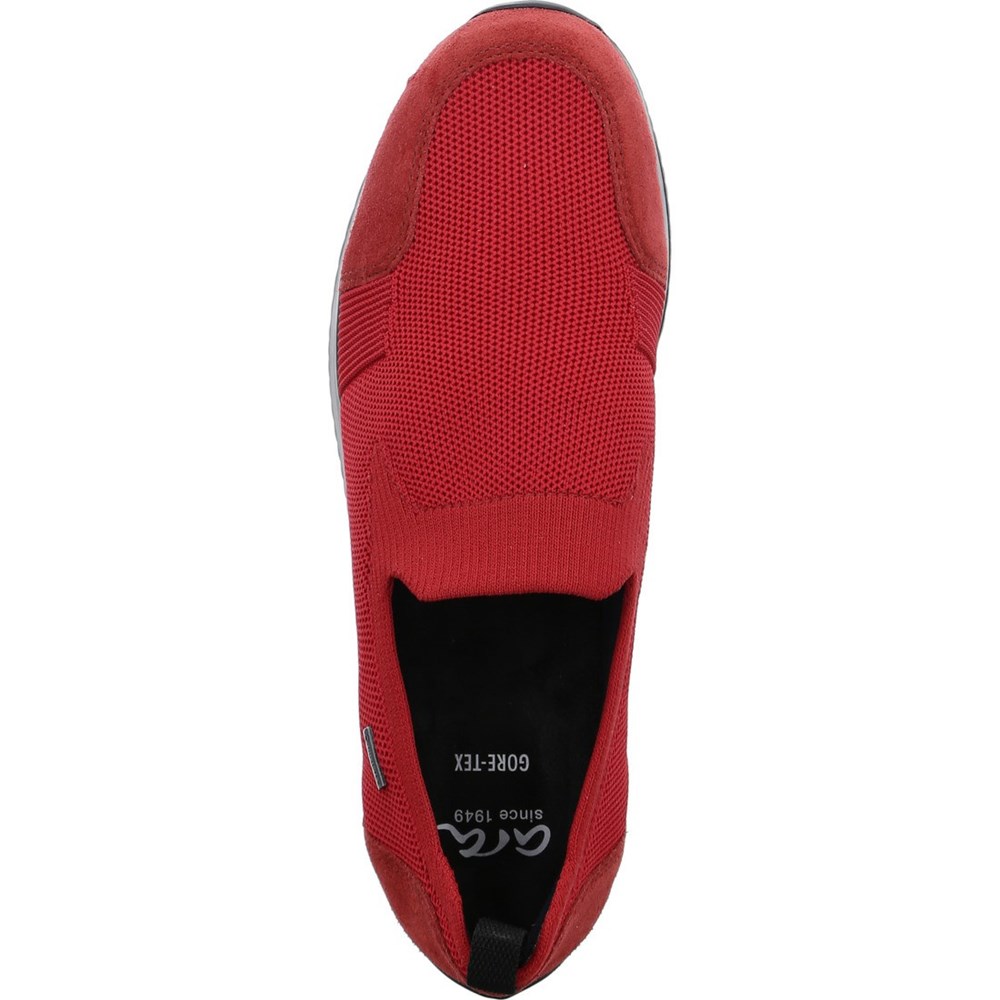 Baskets ARA Slip-ons Lissabon chilli Rouge Femme | RKO-04902188