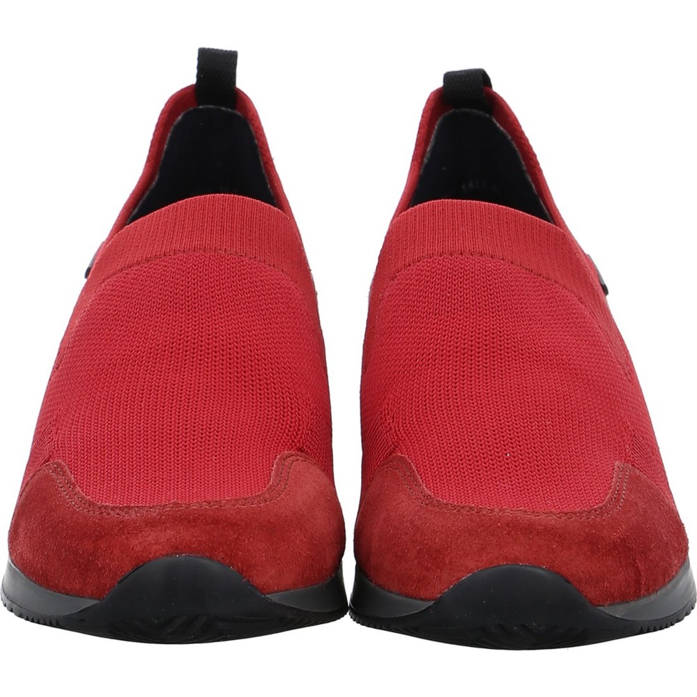 Baskets ARA Slip-ons Lissabon chilli Rouge Femme | RKO-04902188