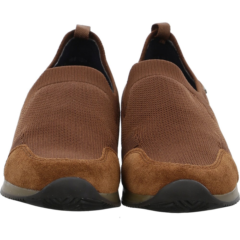 Baskets ARA Slip-ons Lissabon nuts Marron Femme | LTK-68167910