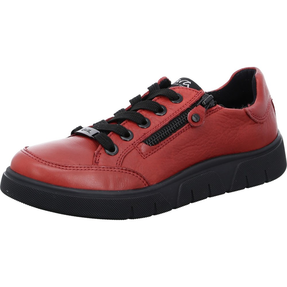 Baskets ARA Rom-Sport Rouge Femme | VNA-40831240