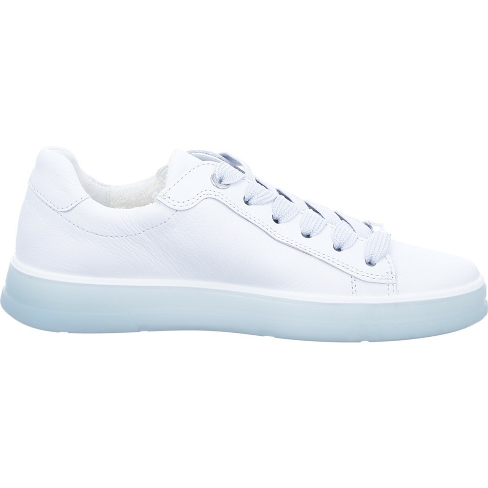 Baskets ARA Frisco aqua Blanche Femme | KNG-65734703