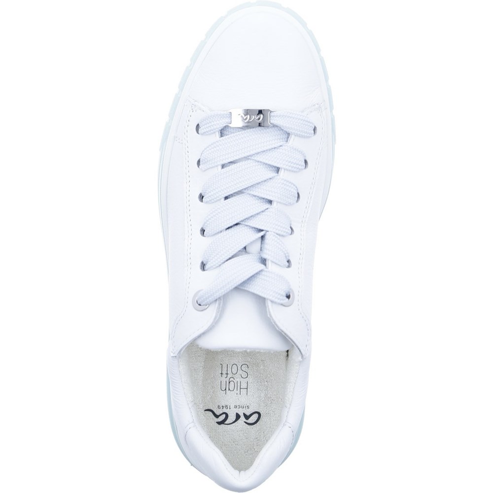 Baskets ARA Frisco aqua Blanche Femme | KNG-65734703