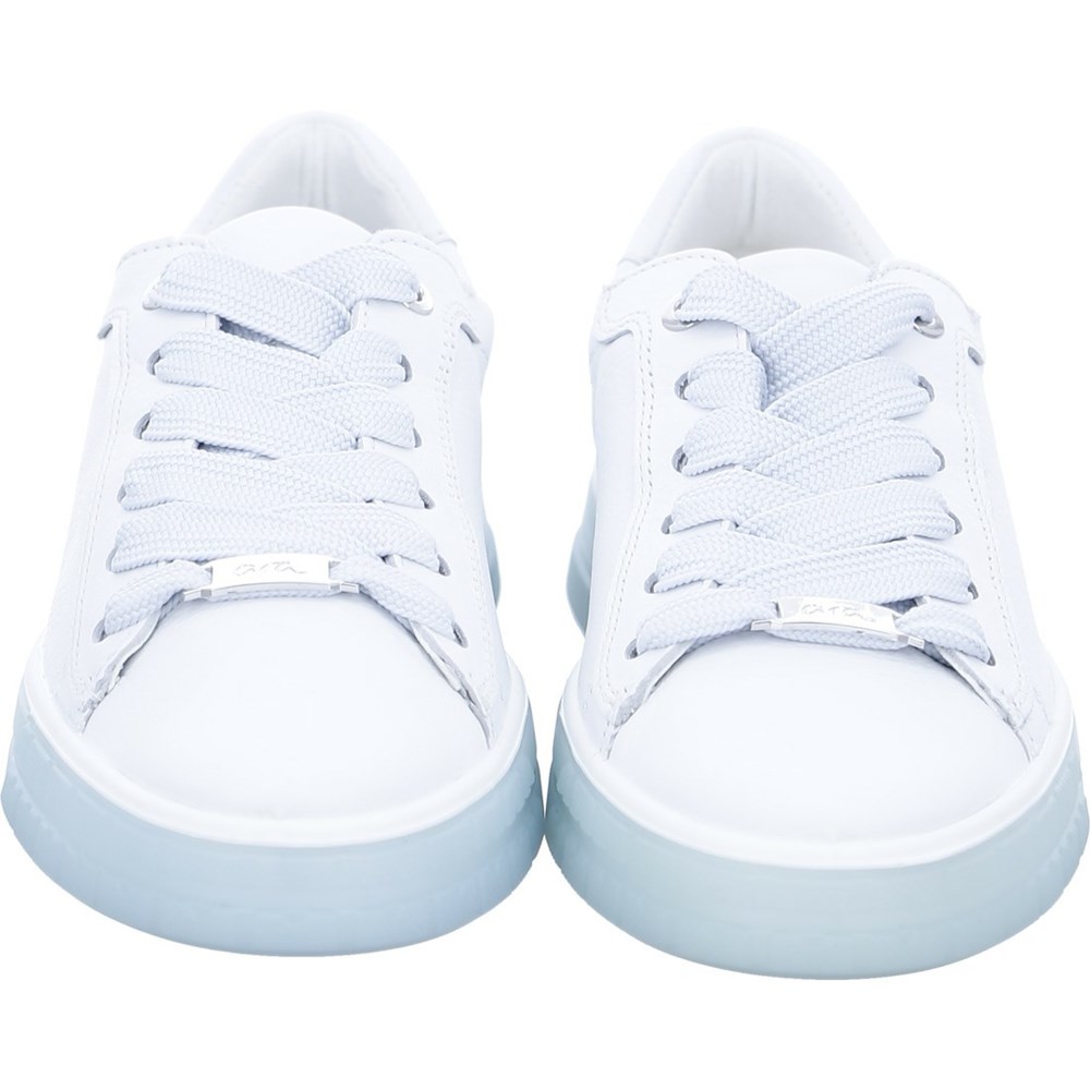 Baskets ARA Frisco aqua Blanche Femme | KNG-65734703