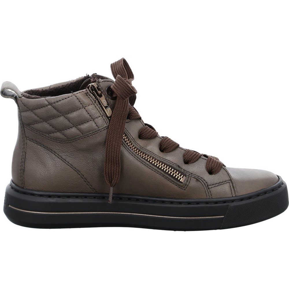 Baskets ARA Courtyard taiga Marron Femme | YKZ-89044741