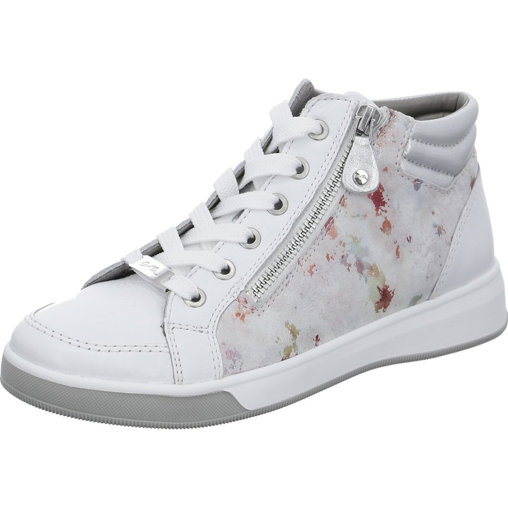 Baskets ARA High top Rom Blanche Femme | QXR-28459401