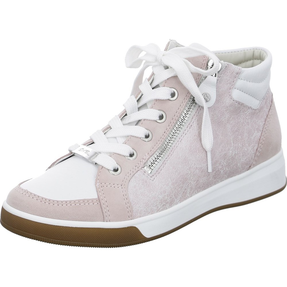 Baskets ARA High top Rom Blanche Femme | NFF-63826673