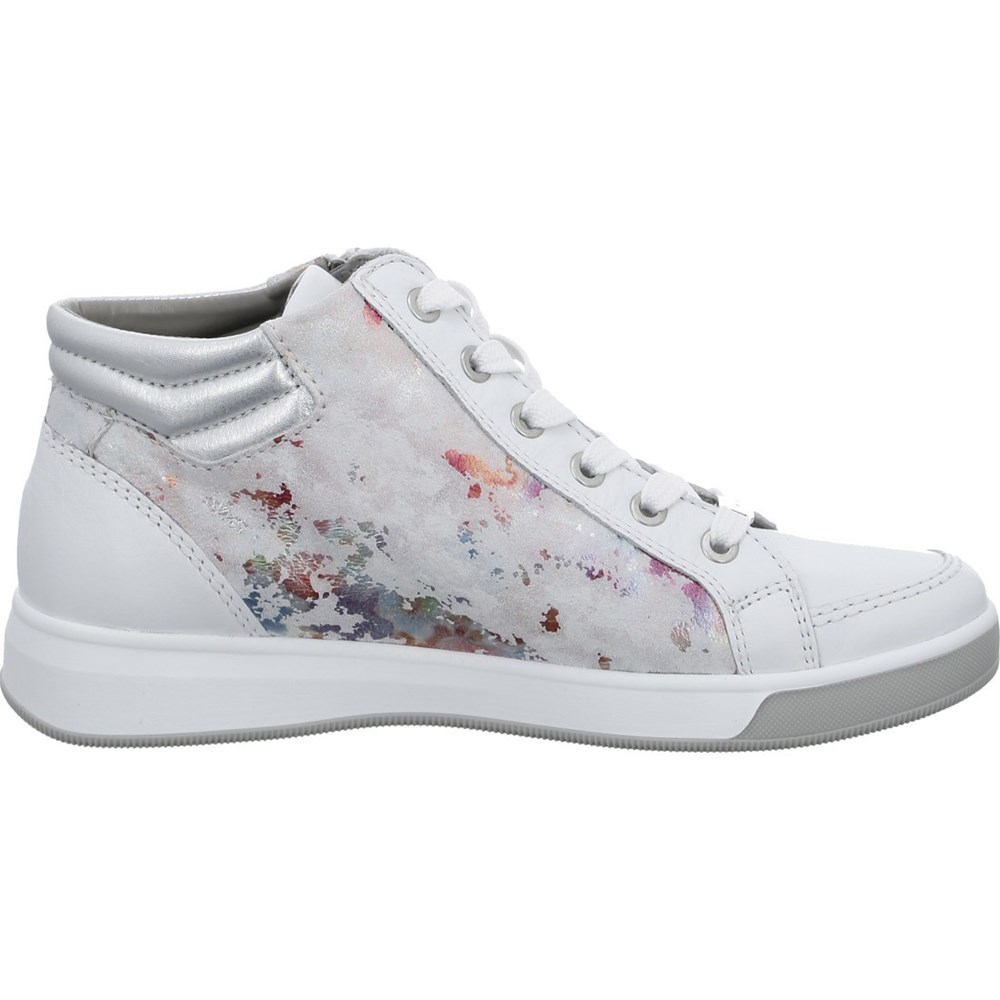 Baskets ARA High top Rom Blanche Femme | QXR-28459401