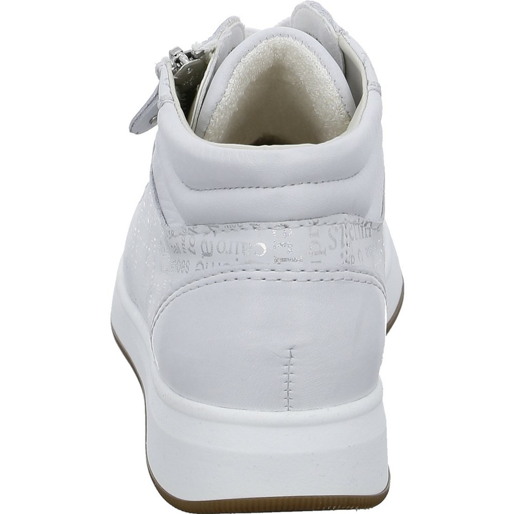 Baskets ARA High top Rom nebbia Blanche Femme | EPG-53563753