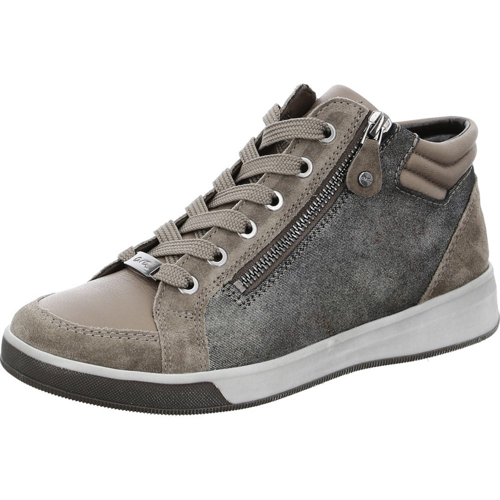 Baskets ARA High top Rom taiga Vert Femme | KMK-64532737