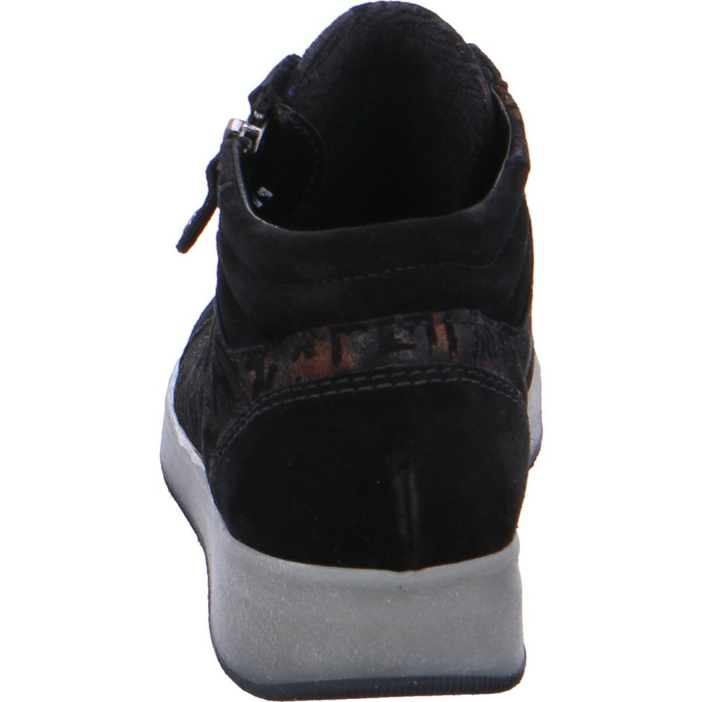 Baskets ARA High top Rom Noir Femme | GHY-14490888