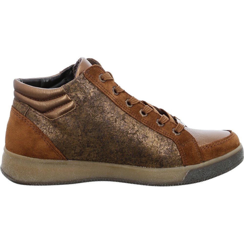 Baskets ARA High top Rom nuts Marron Femme | GDX-30651885