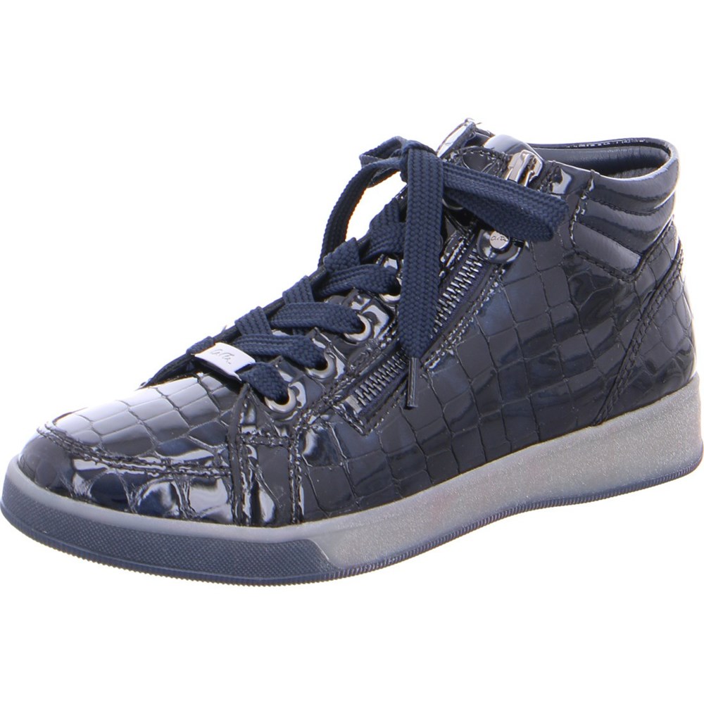 Baskets ARA High top Rom midnight Bleu Femme | XBB-07258574