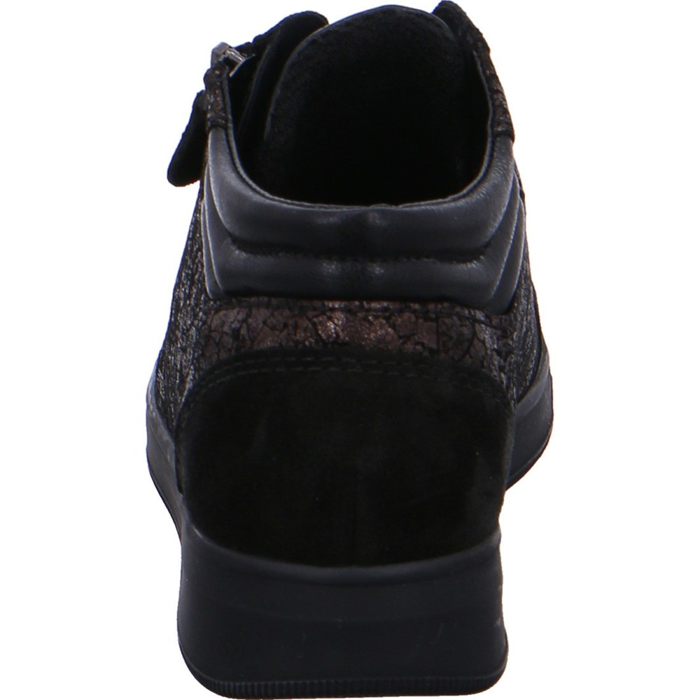 Baskets ARA High top Rom Noir Femme | JFL-21516519