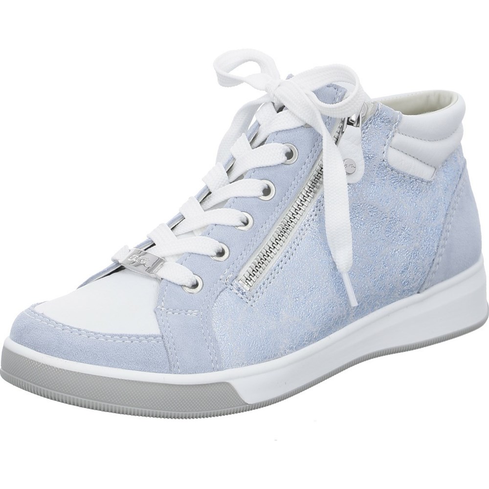 Baskets ARA High top Rom aqua Bleu Femme | XPR-99201717