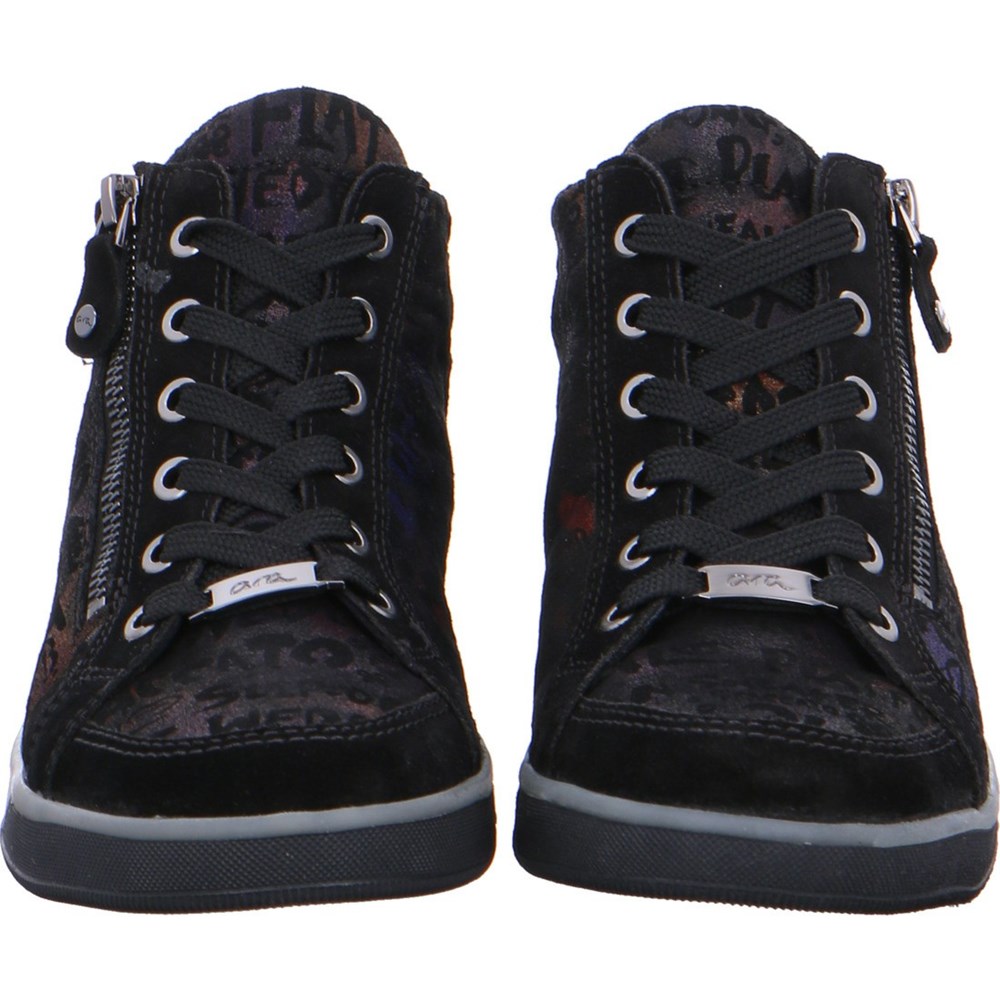 Baskets ARA High top Rom Noir Femme | GHY-14490888