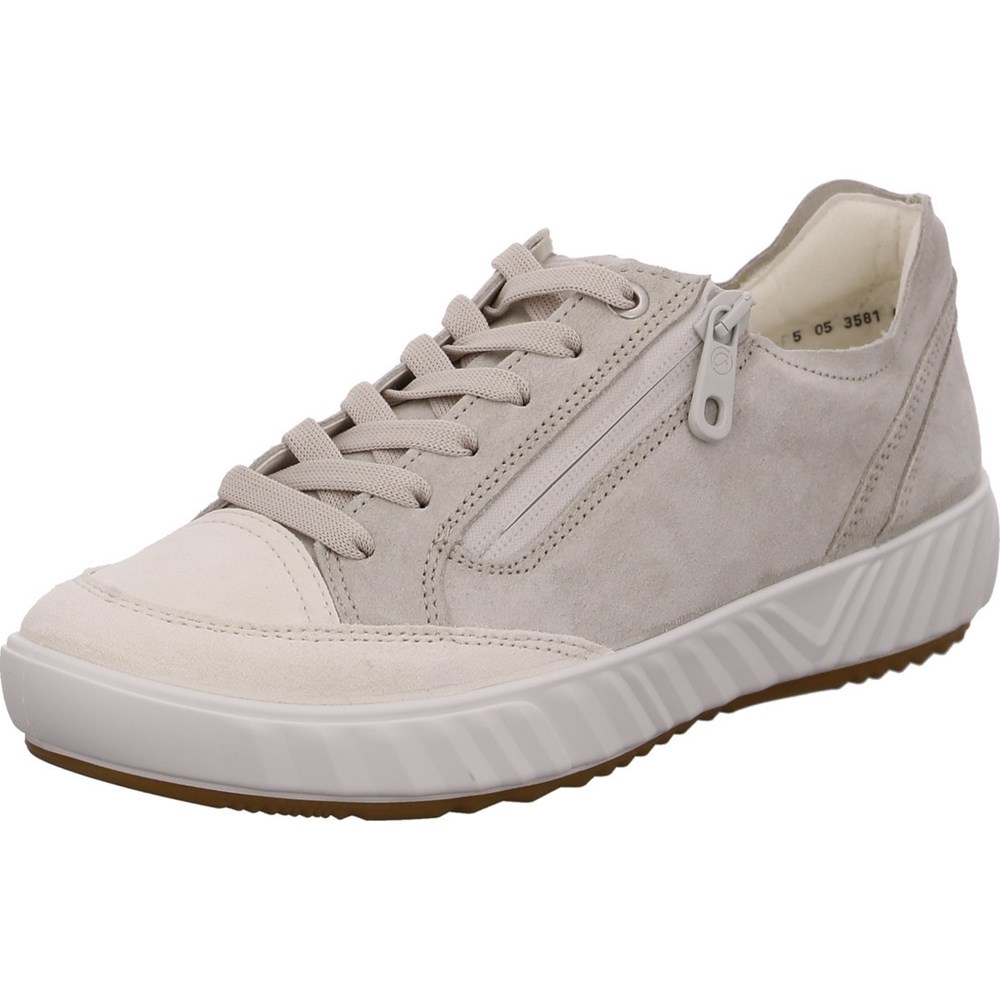 Baskets ARA Avio bianco lime Grise Femme | LTD-33116146