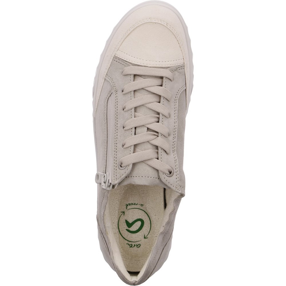 Baskets ARA Avio bianco lime Grise Femme | LTD-33116146