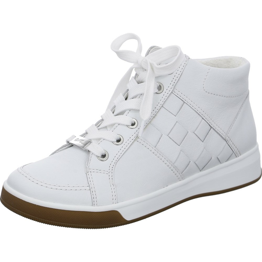 Baskets ARA High top Rom Blanche Femme | RTD-35448639