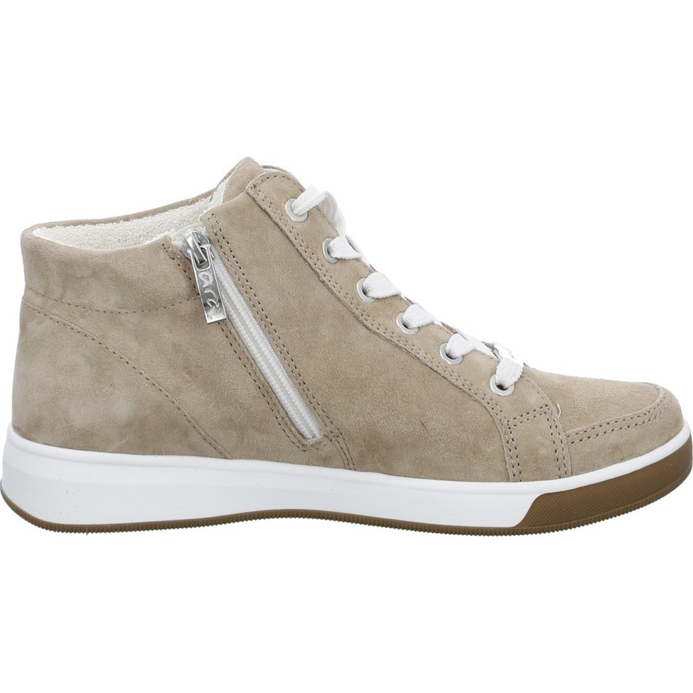 Baskets ARA High top Rom Beige Femme | IUZ-45533636