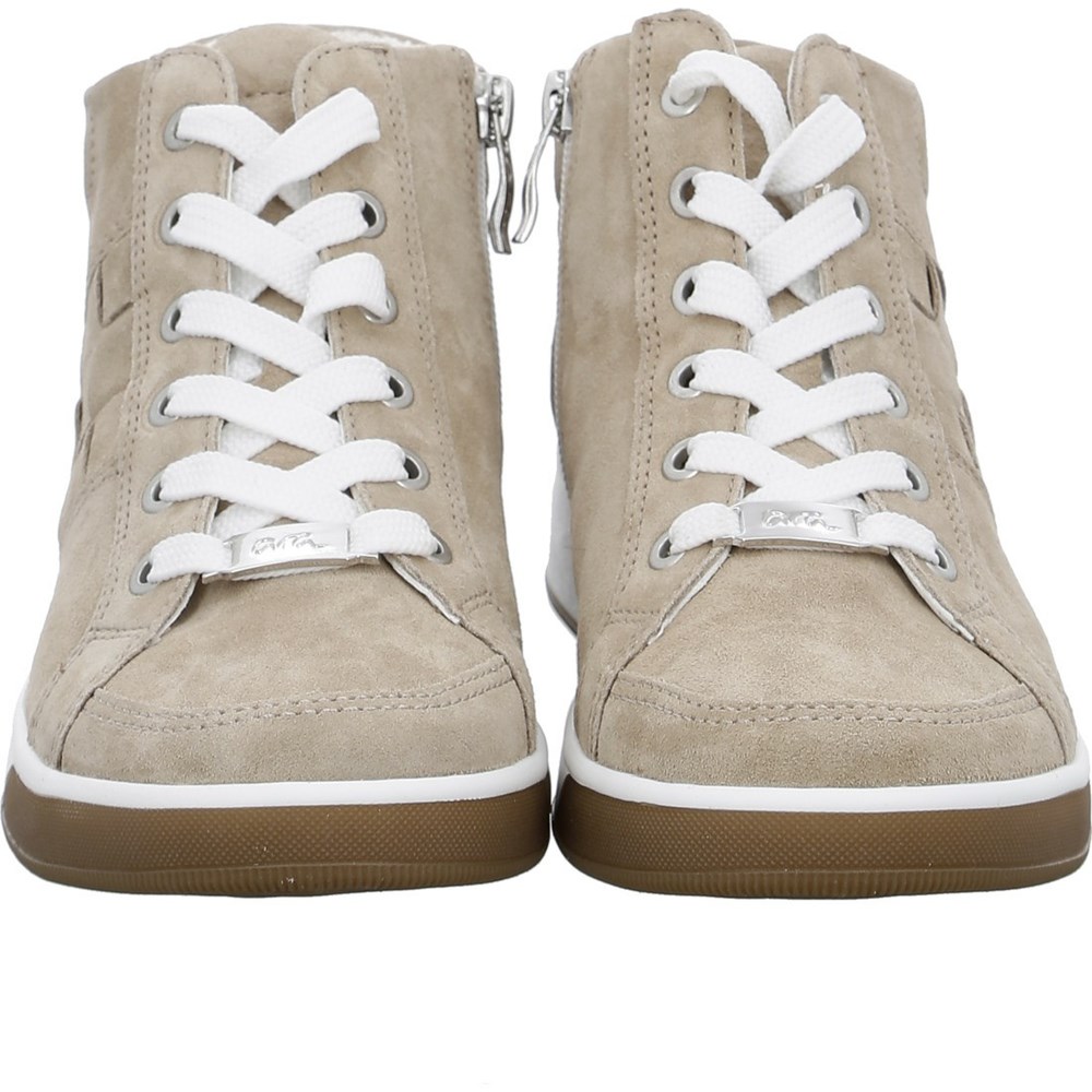 Baskets ARA High top Rom Beige Femme | IUZ-45533636