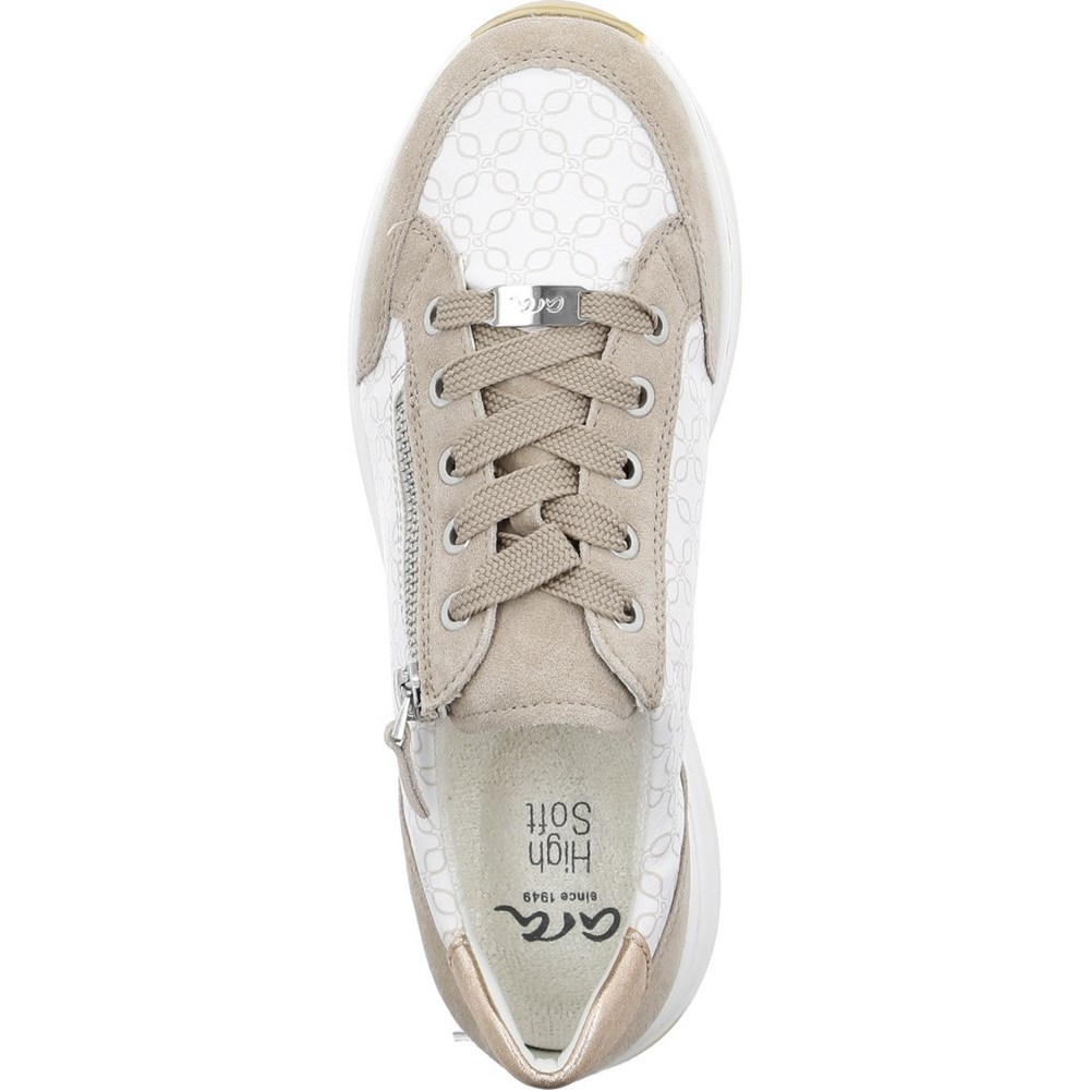 Baskets ARA Osaka Beige Femme | KLU-56751482