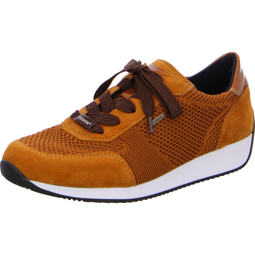 Baskets ARA trainers Lissabon Jaune Femme | ZSI-42456129