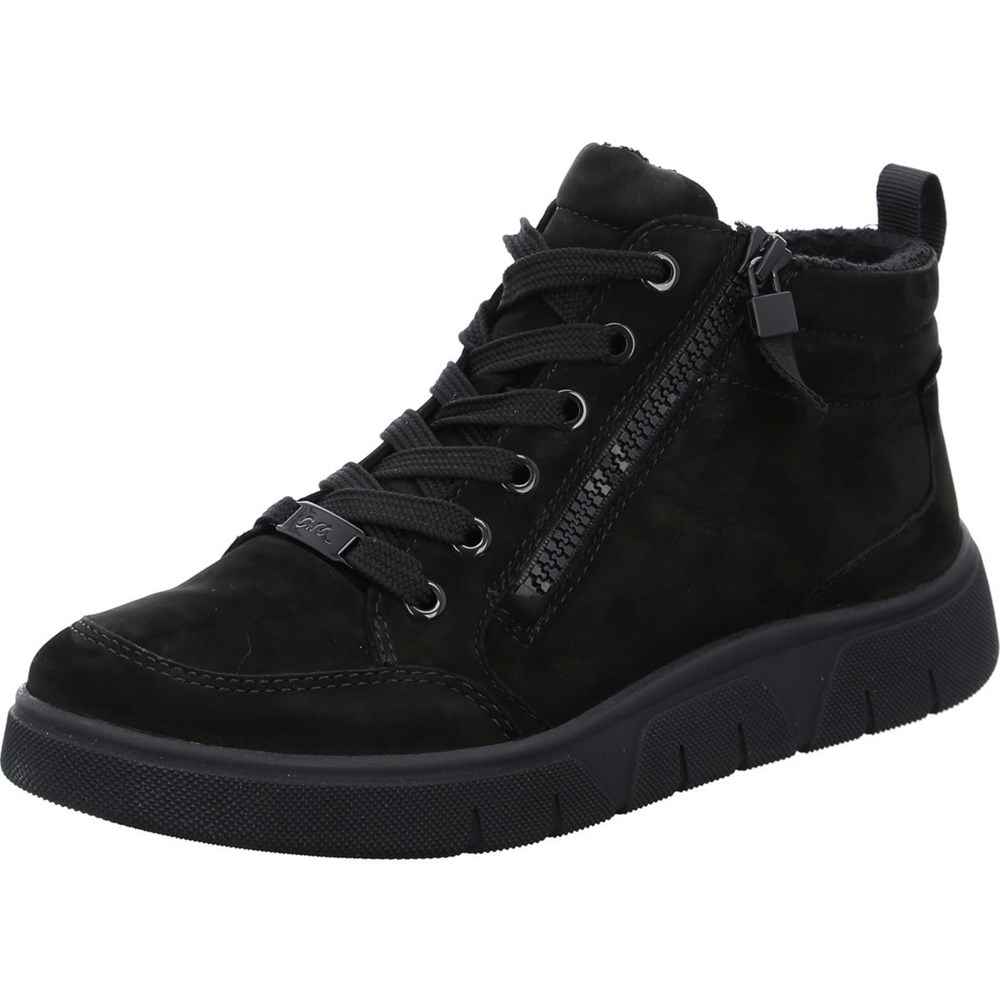 Baskets ARA High top Rom-Sport Noir Femme | DBO-11575682