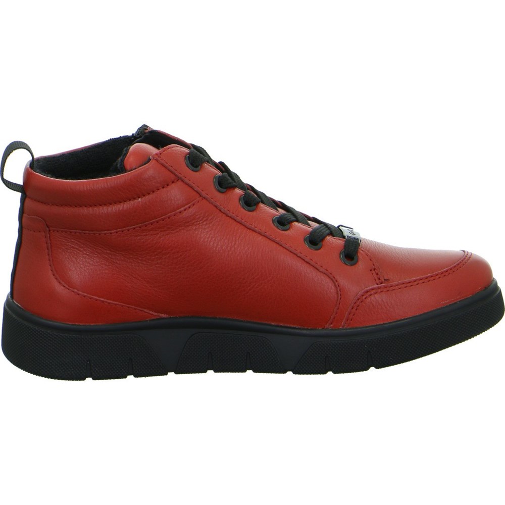 Baskets ARA High top Rom-Sport rubin Rouge Femme | CBE-05881801