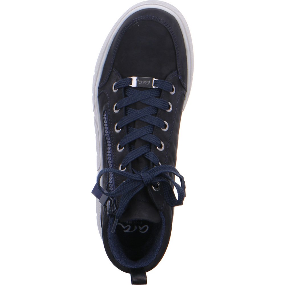 Baskets ARA High top Rom-Sport Bleu Femme | RTH-35784615