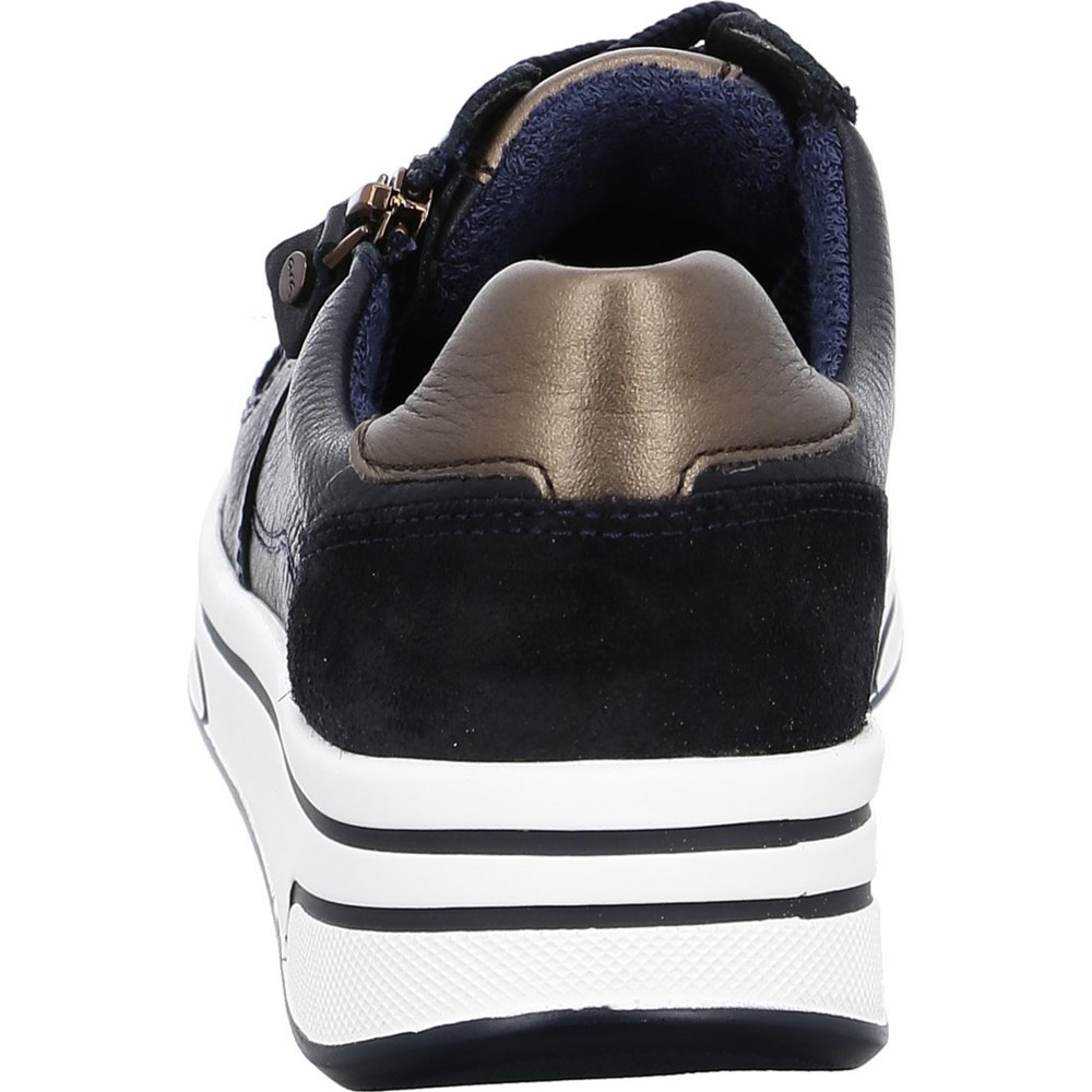 Baskets ARA Sapporo Bleu Femme | UNU-09929312