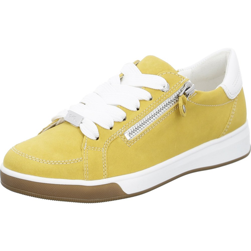 Baskets ARA Rom sole Jaune Femme | ZNO-77184706