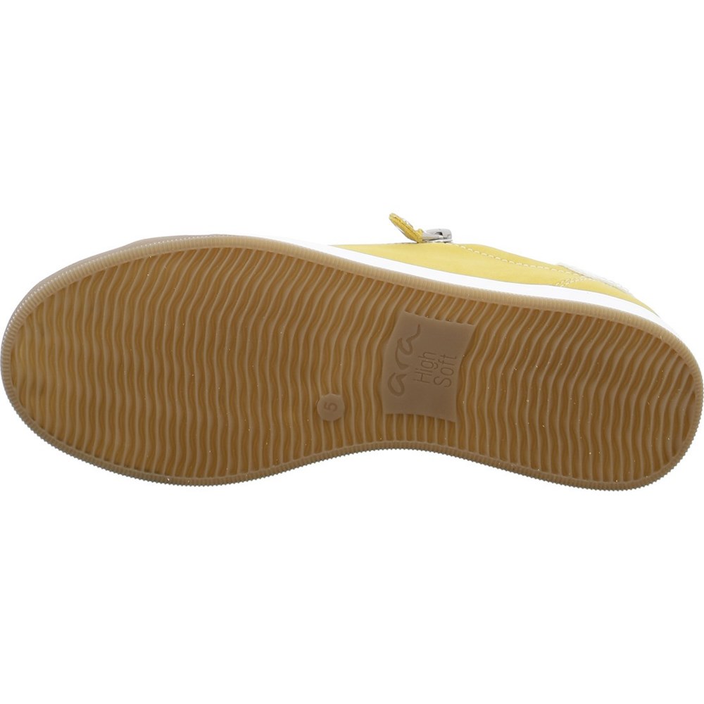 Baskets ARA Rom sole Jaune Femme | ZNO-77184706