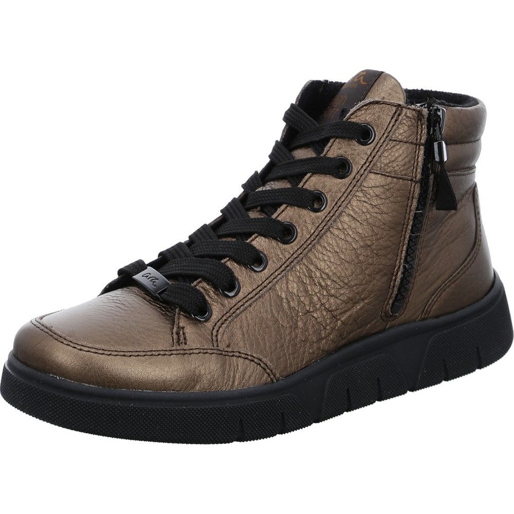 Baskets ARA High top Rom-Sport moro Marron Femme | SUW-62194435