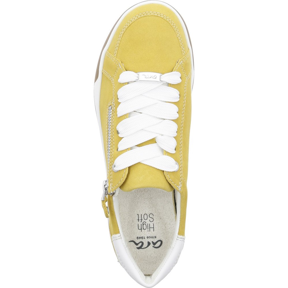 Baskets ARA Rom sole Jaune Femme | ZNO-77184706