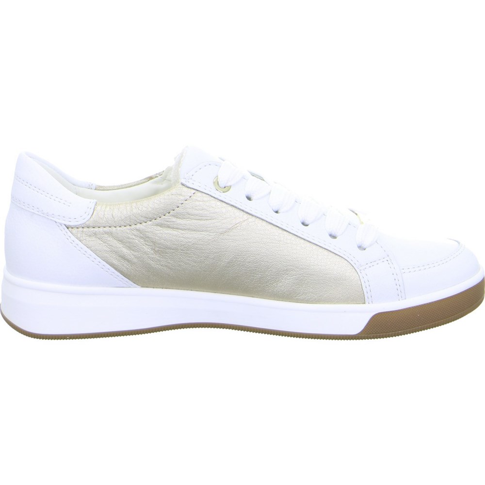 Baskets ARA Rom platinum Blanche Femme | GCD-87043539