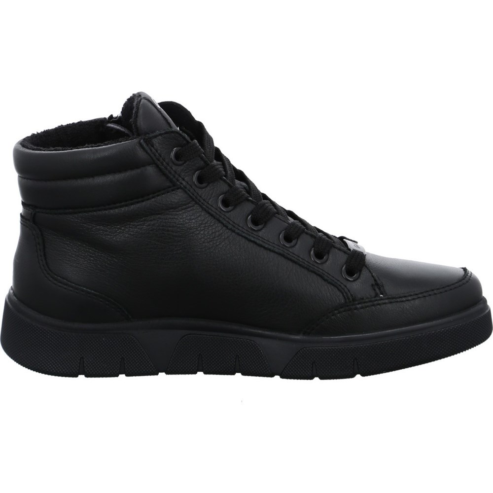 Baskets ARA High top Rom-Sport Noir Femme | FHQ-53821137